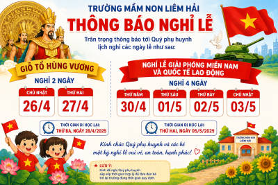 Thông báo lịch nghỉ lễ
